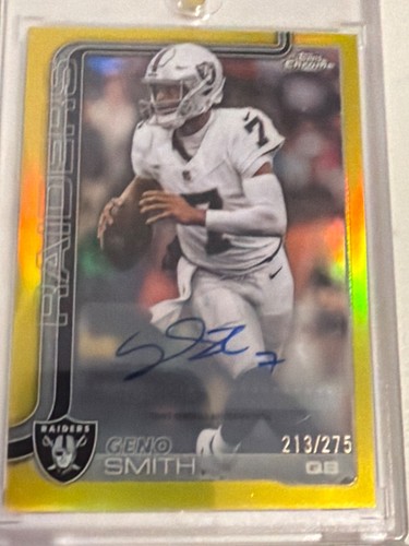 2025 topps chrome geno smith - 2025,